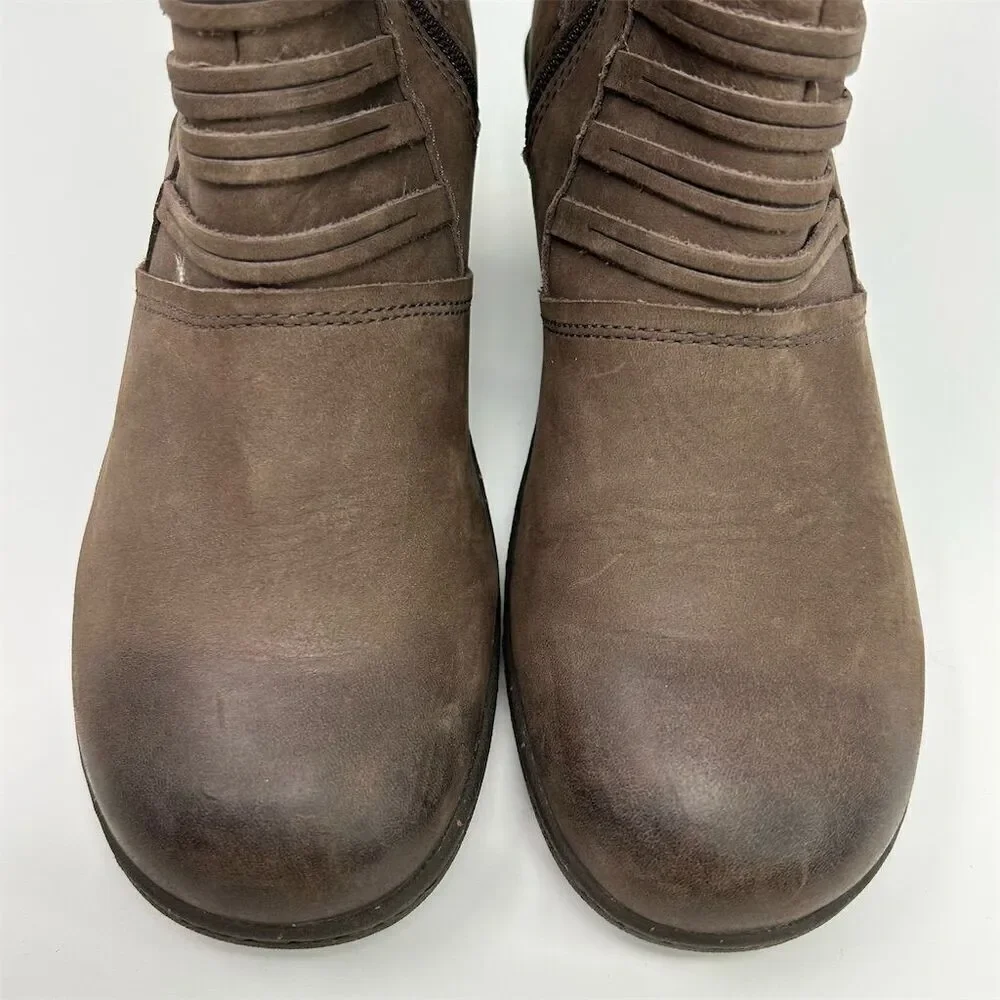 Keen Women's Zurich Brown Wedge Ankle Boots Size 9.5 Casual Comfort Fall